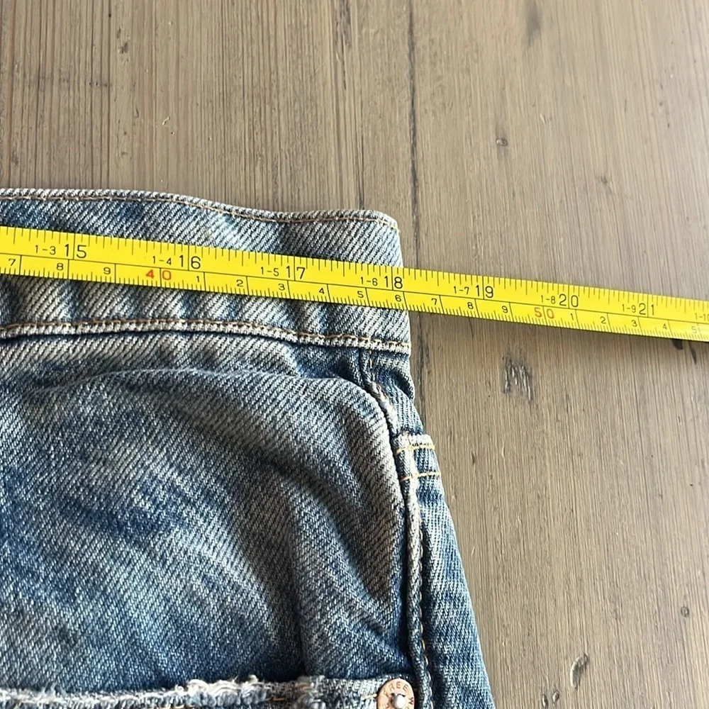 Free People Light Blue Distressed Boyfriend Jeans - Picture 9 of 13